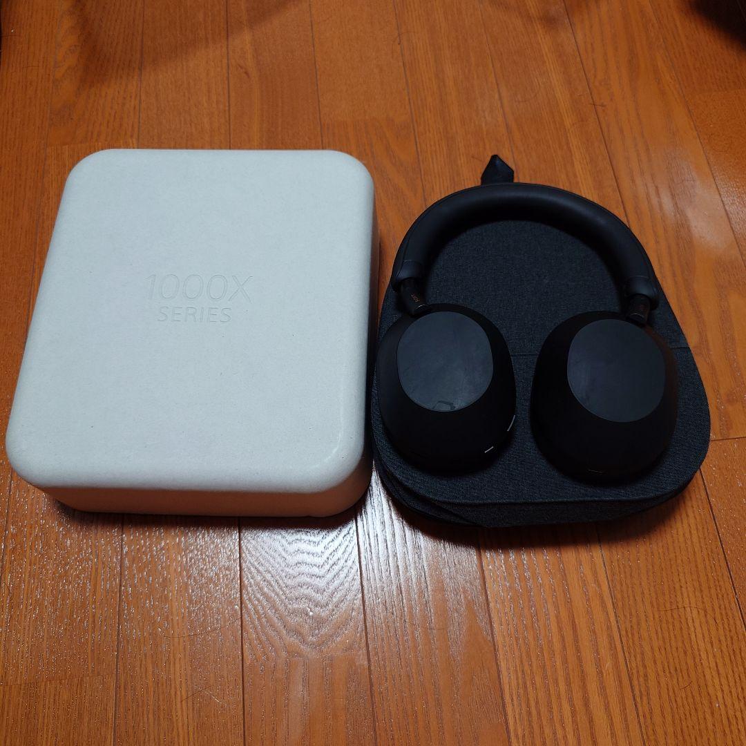 【特価】Sony wh-1000xm5 黒 箱付き ケース傷み