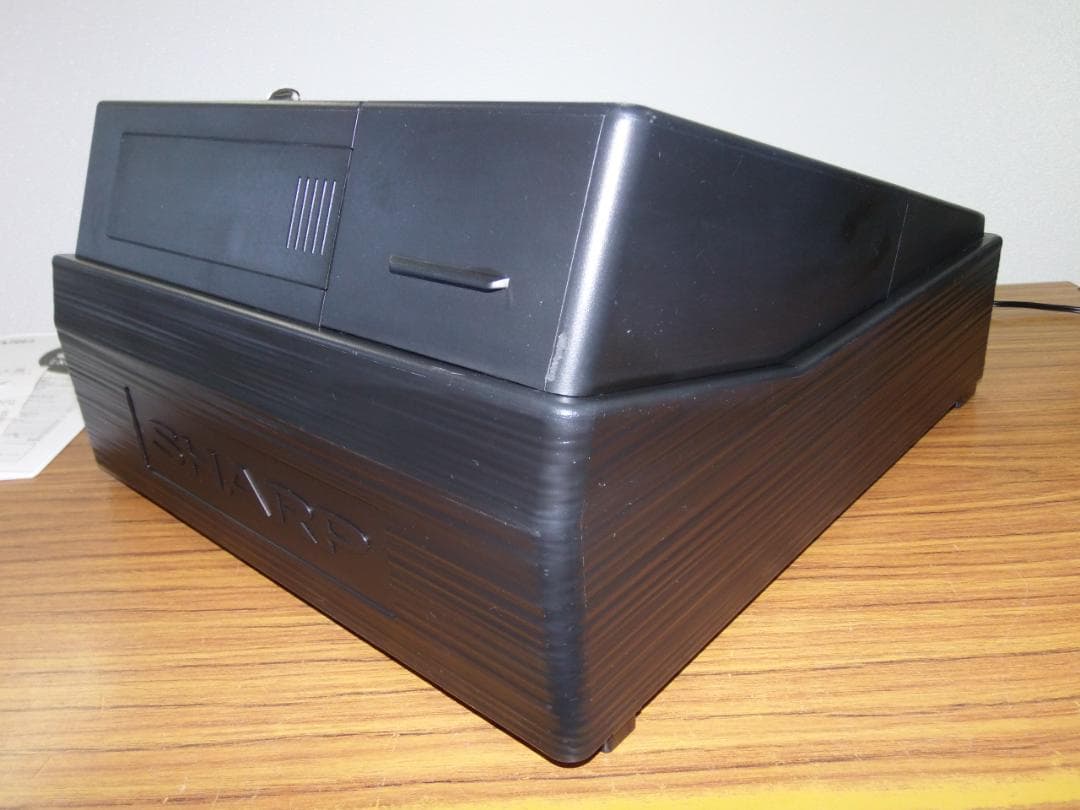 すぐ使える設定無料　横型領収証1212シャープレジスター人気のXE-A147