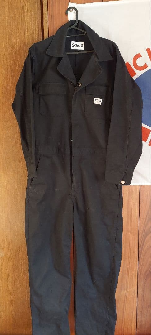 Schott ブラック ツナギ M