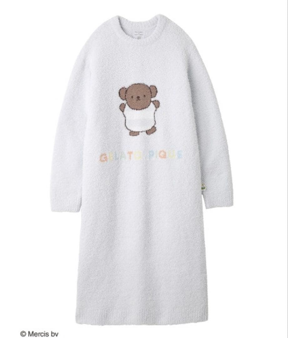 【新品】ジェラートピケDick Bruna ベビモコジャガードワンピース　ボリス