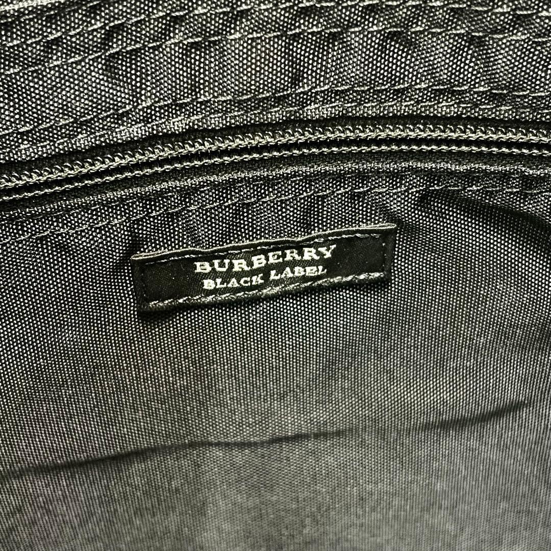 BURBERRY BLACK LABEL ビジネスバッグ ノバチェック ナイロン