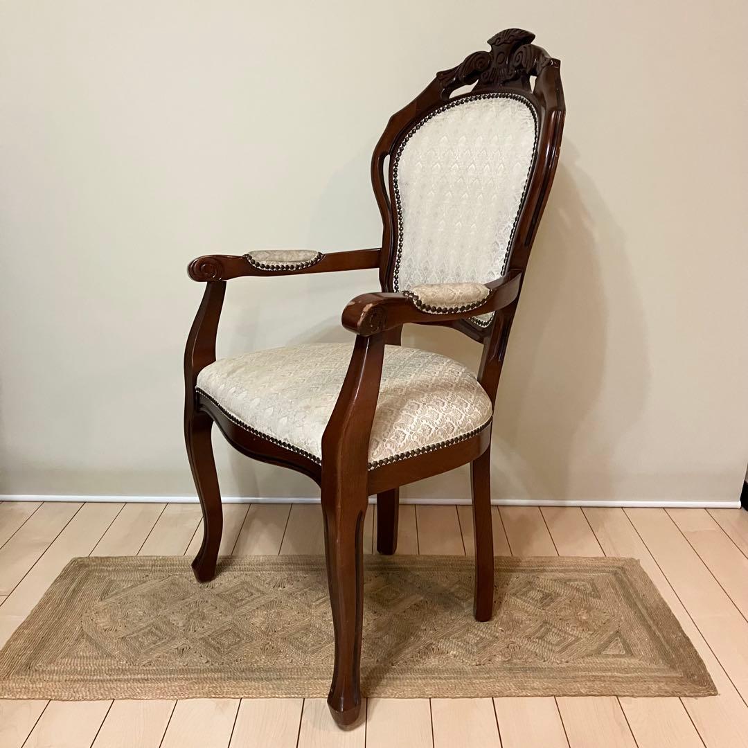 風雅0082様　猫脚 アンティーク クラシック アームチェア 椅子 チェア