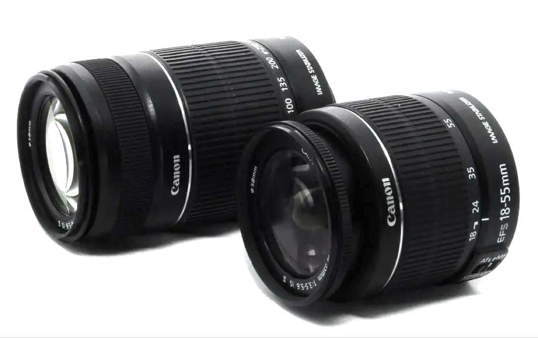 美品手振れ補正付きCanon Kiss X5 ダブルレンズセット