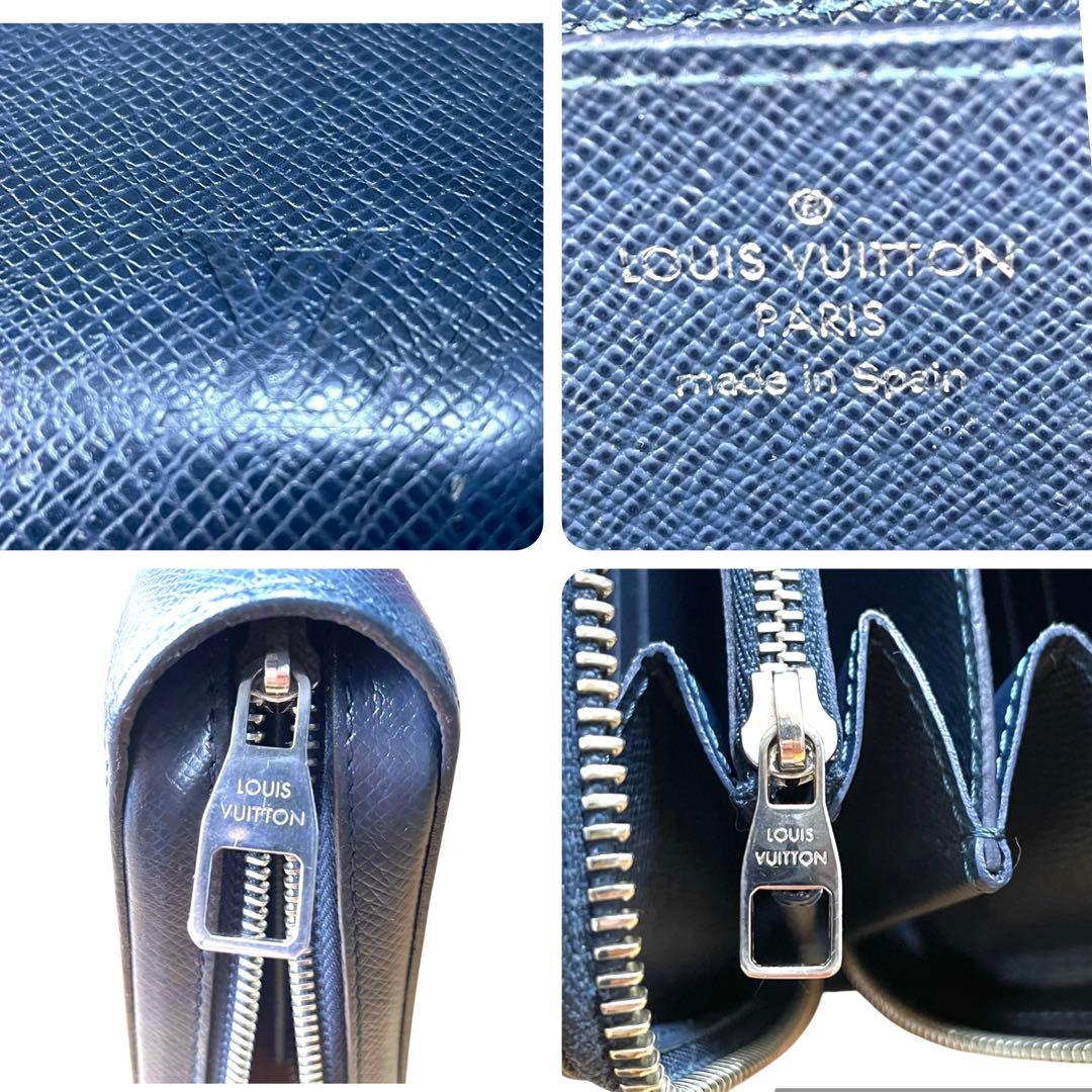 【希少】 ルイヴィトン タイガ ジッピーXL オーガナイザー オセアンブルー