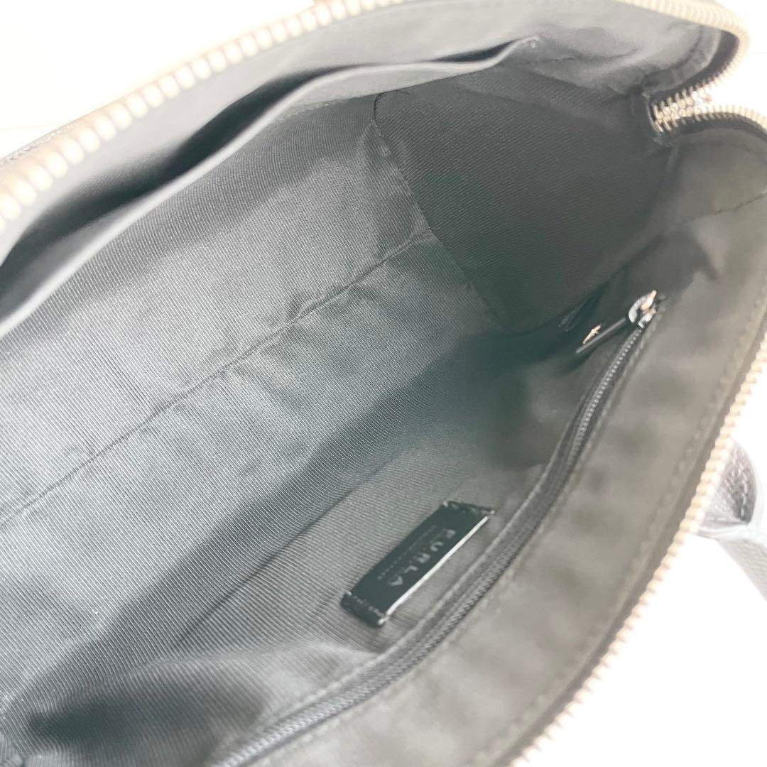 フルラ FURLA ハンドバッグ 2way ネクスト レザー ブラック ほぼ新品