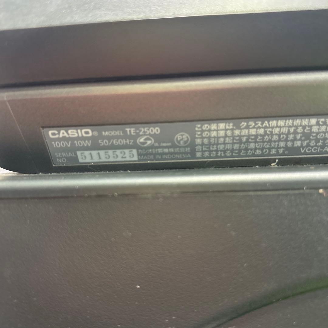 6395 CASIO レジスター TE-2500 カシオ