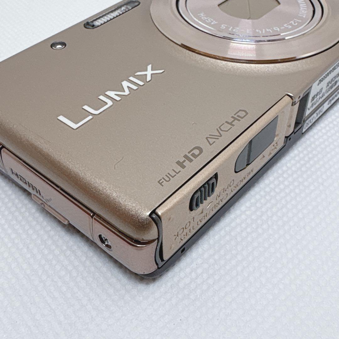 【美品】 動作品 DMC-FX80 ゴールド パナソニック デジカメ