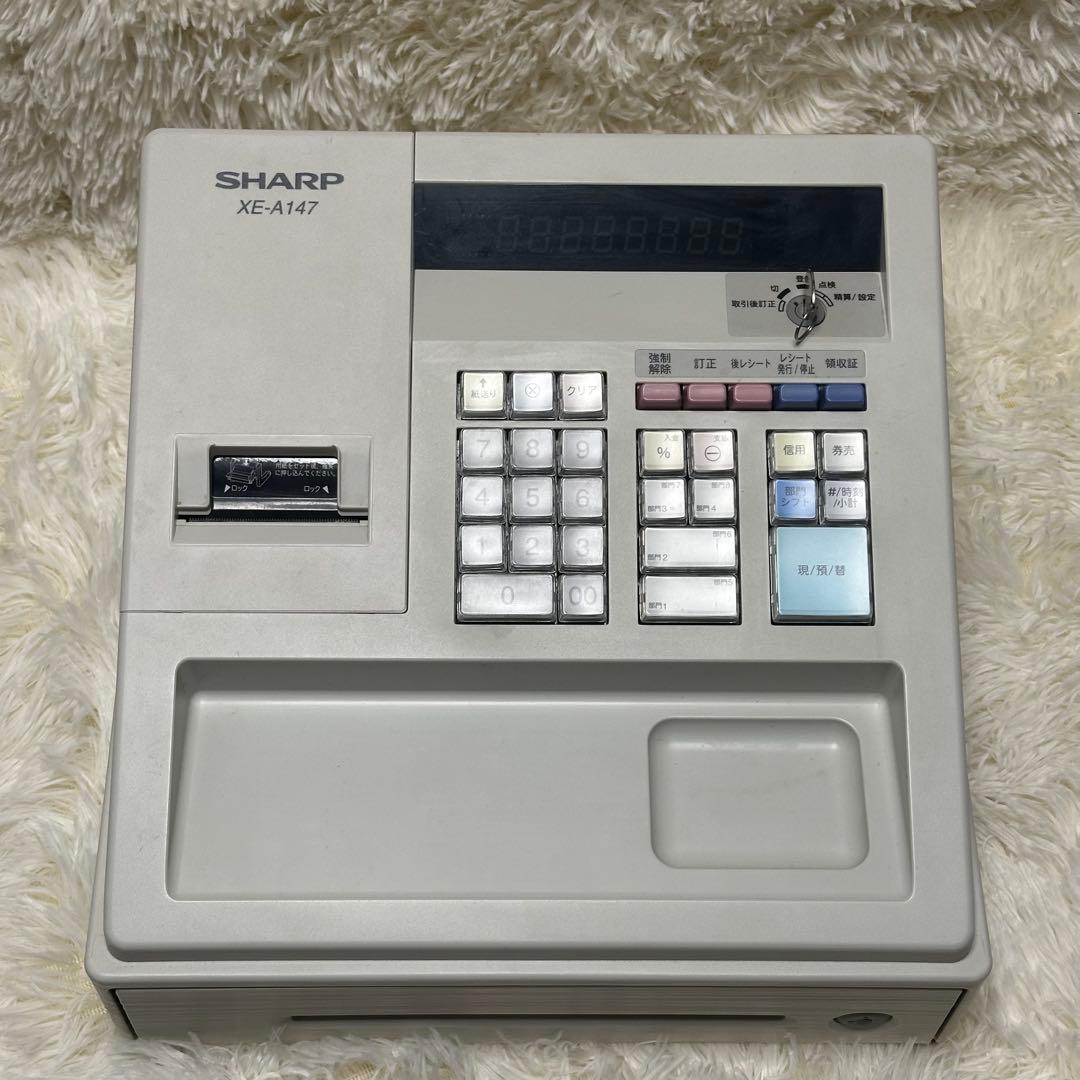 権*六様 SHARP XE-A147 レジスター