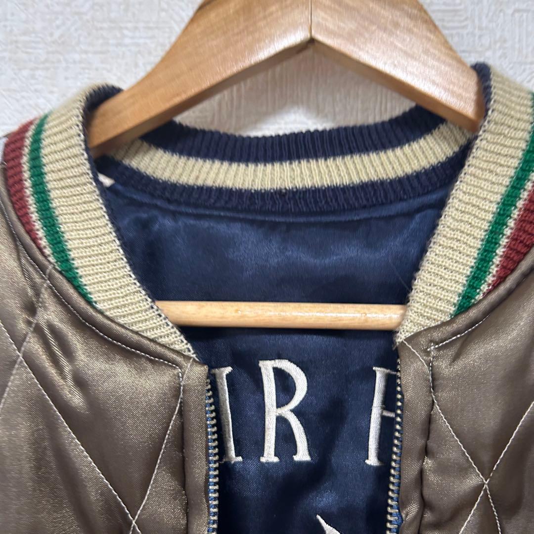 【美品】テーラー東洋　リバーシブルスカジャン キルティング 鷹虎 Mサイズ