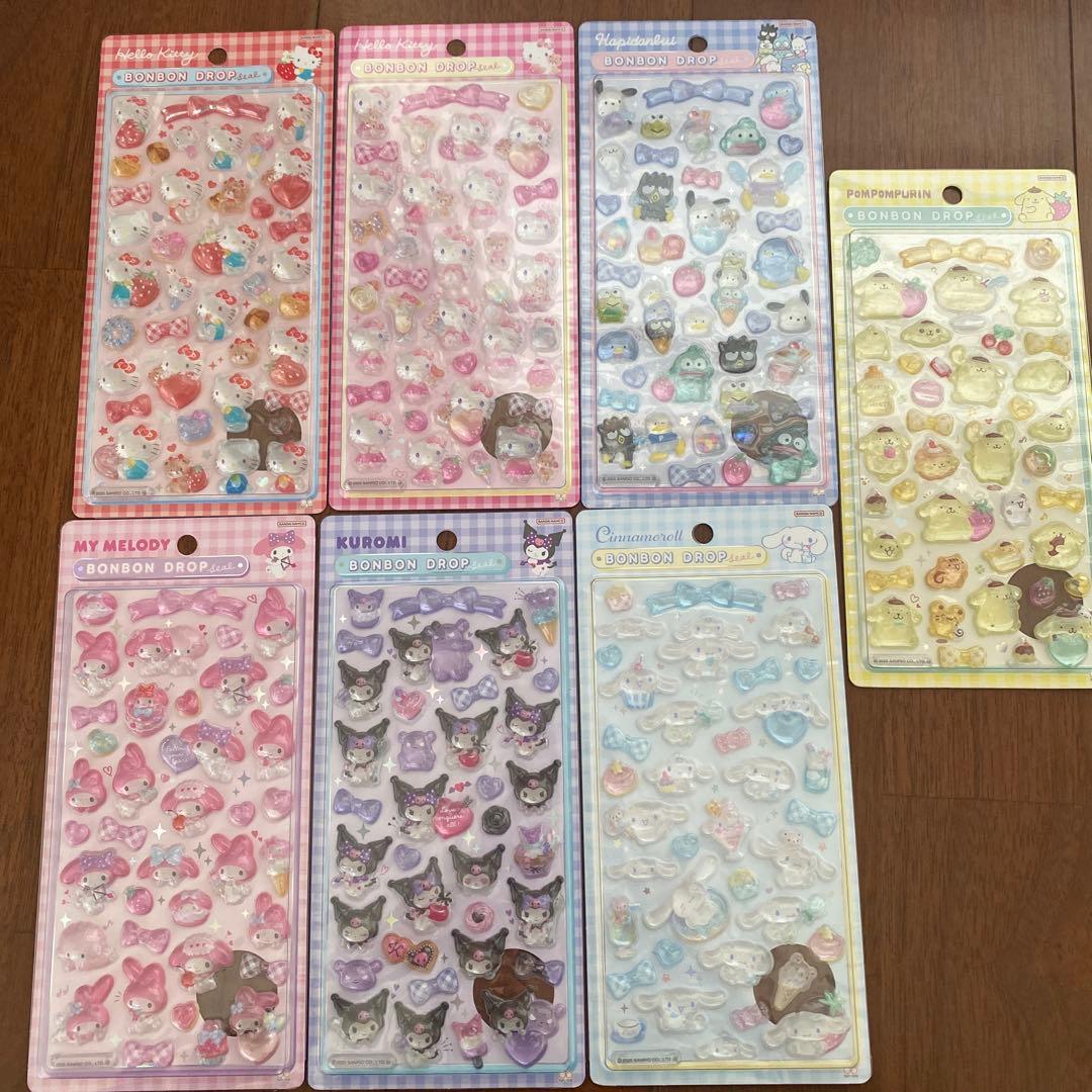 サンリオ　第二弾　ボンボンドロップシール　正規品　ボンドロ
