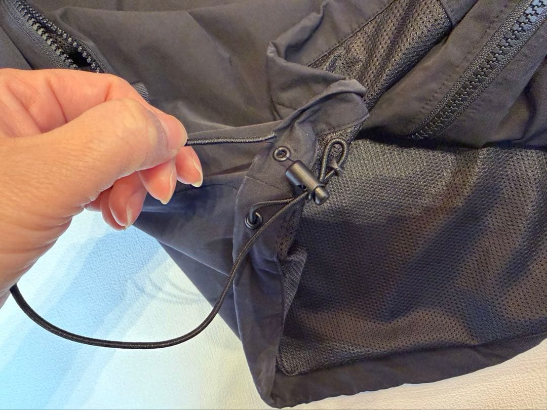 Ennoy スタイリスト私物　ナイロンジャケット・パンツセット 黒　XL