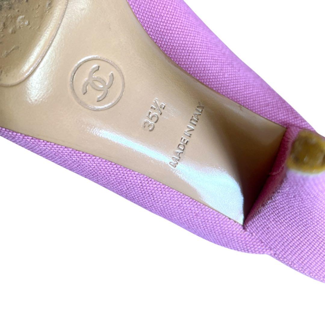 【極美品★付属品付】CHANEL ココマーク ミュール サンダル ピンク