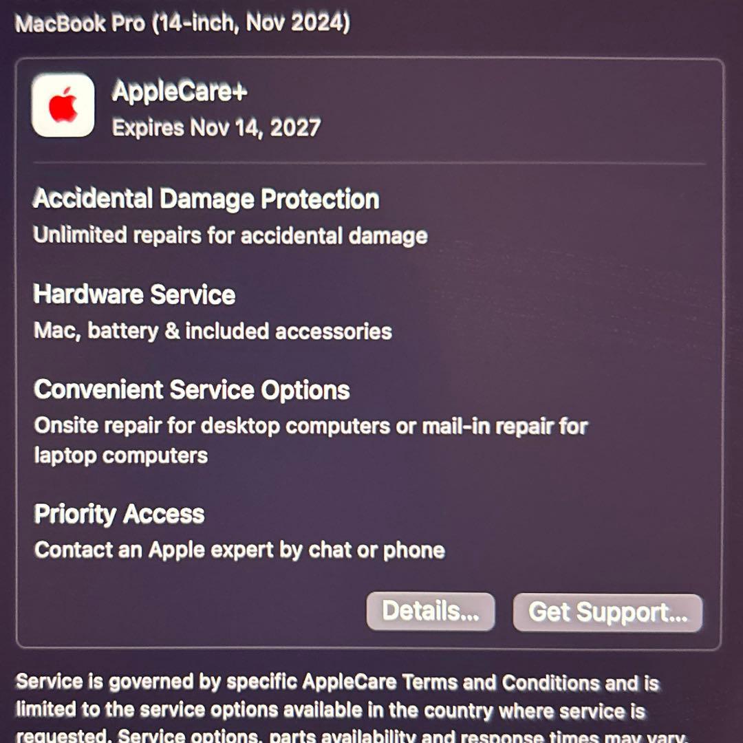 14インチMacBook Pro（M4 Max）+Apple careプラス！