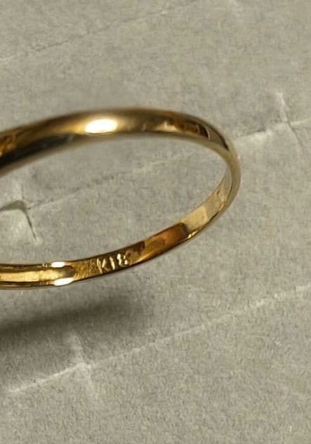 K18 ルビー リング 1.16g 約12号