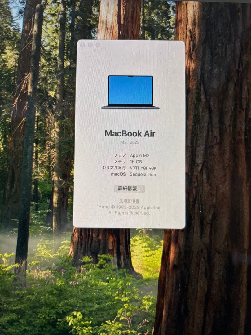 【ゆうきさん専用】M2 MacBook Air 16GB 512GB