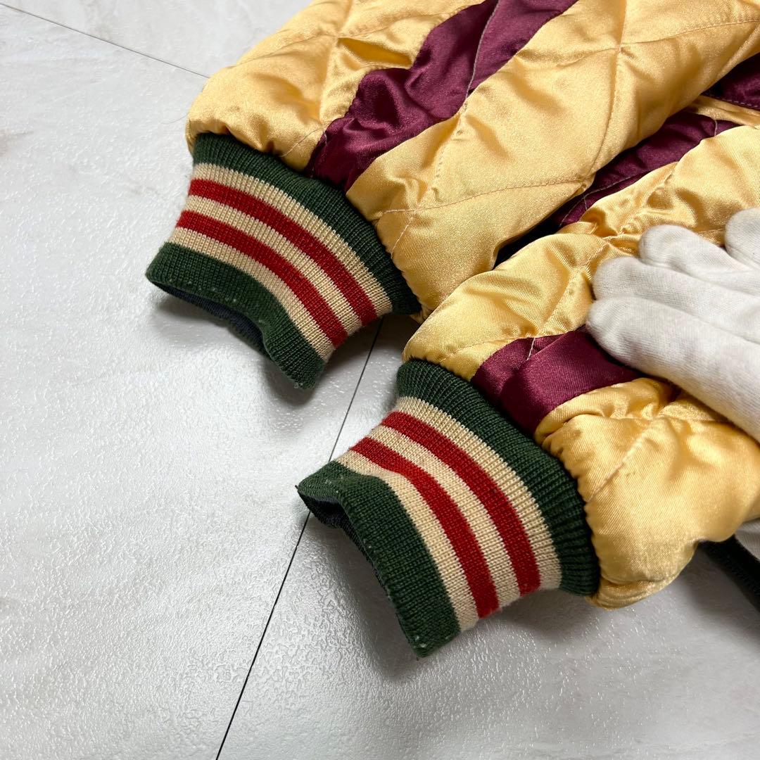 美品 テーラー東洋 M品番 ベロア 別珍 刺繍 スカジャン TALON M