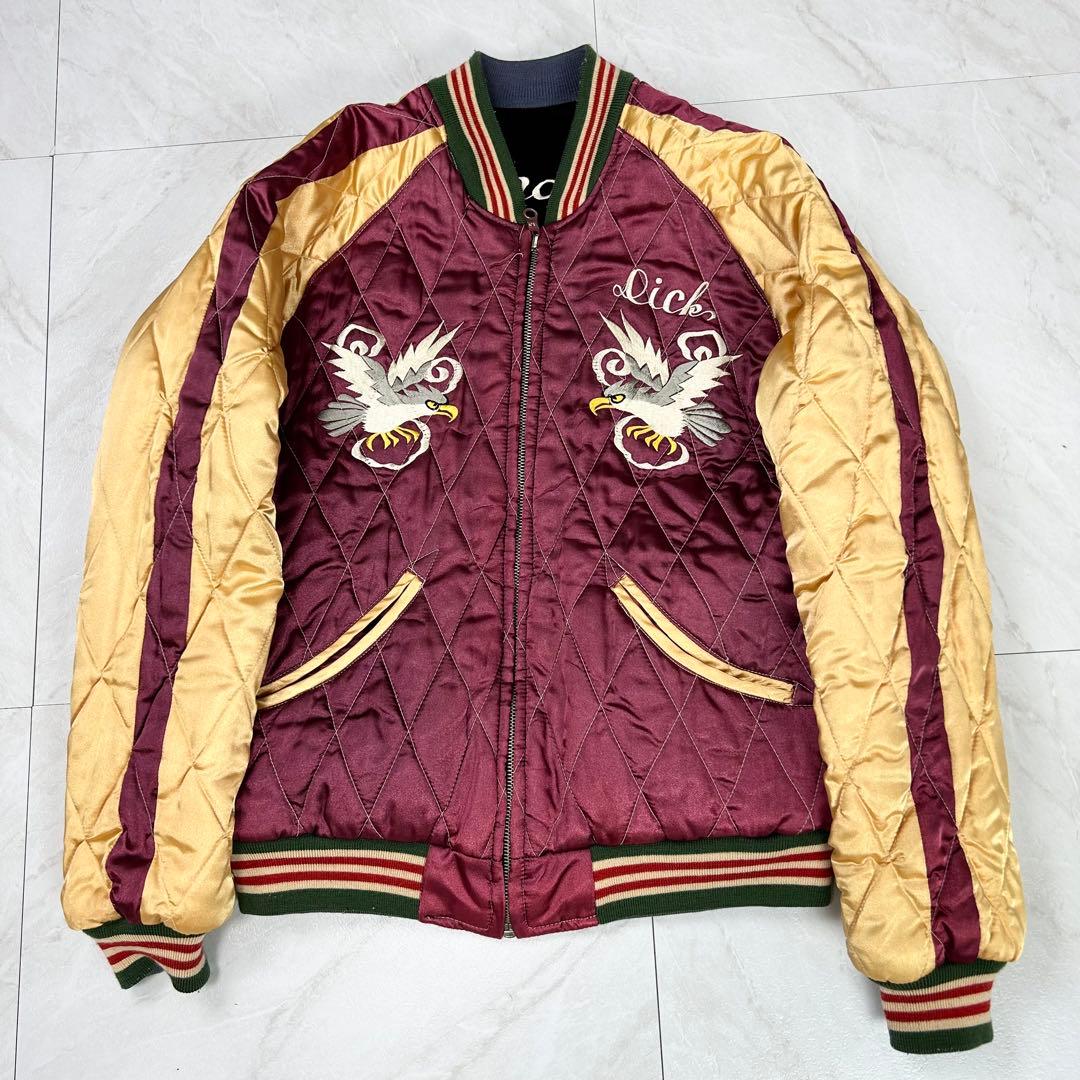 美品 テーラー東洋 M品番 ベロア 別珍 刺繍 スカジャン TALON M