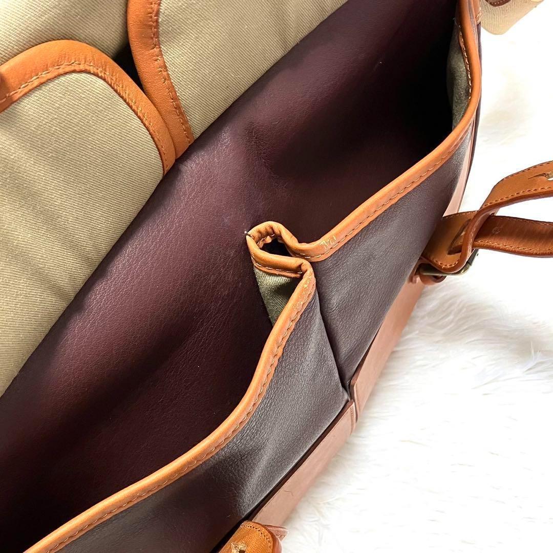 【美品・希少】ソメスサドル　ショルダーバッグ　レザー　ヌメ革　メッセンジャー