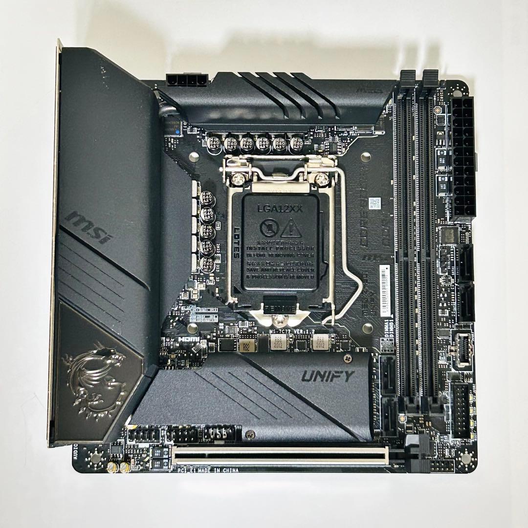 MSi LGA1200 ハイエンドマザーボード MEG Z490i UNIFY