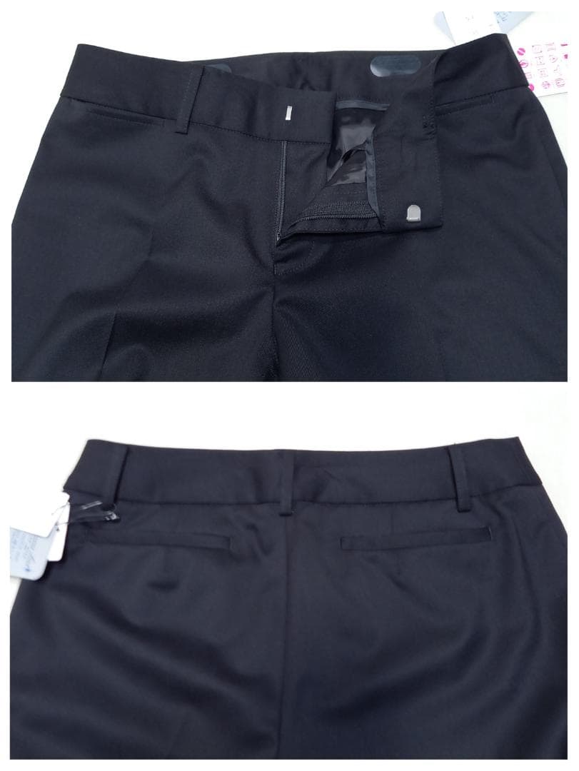 現行✨未使用タグ付✨極美品 les mues パンツスーツ ブラック 9号/7号