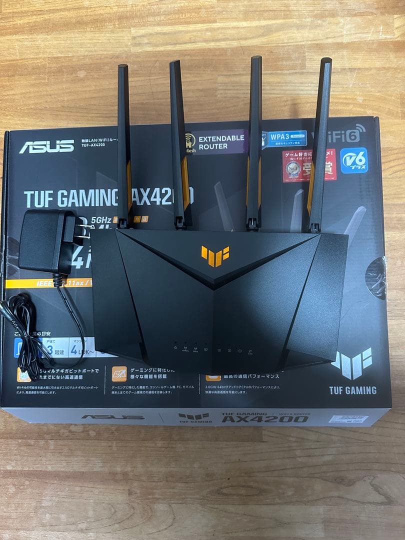 ASUS TUF GAMING AX4200 無線LANルーター　中古
