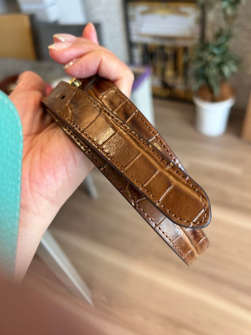 タイムセールLAUREN Ralph Lauren ブラウン ベルトM85〜95