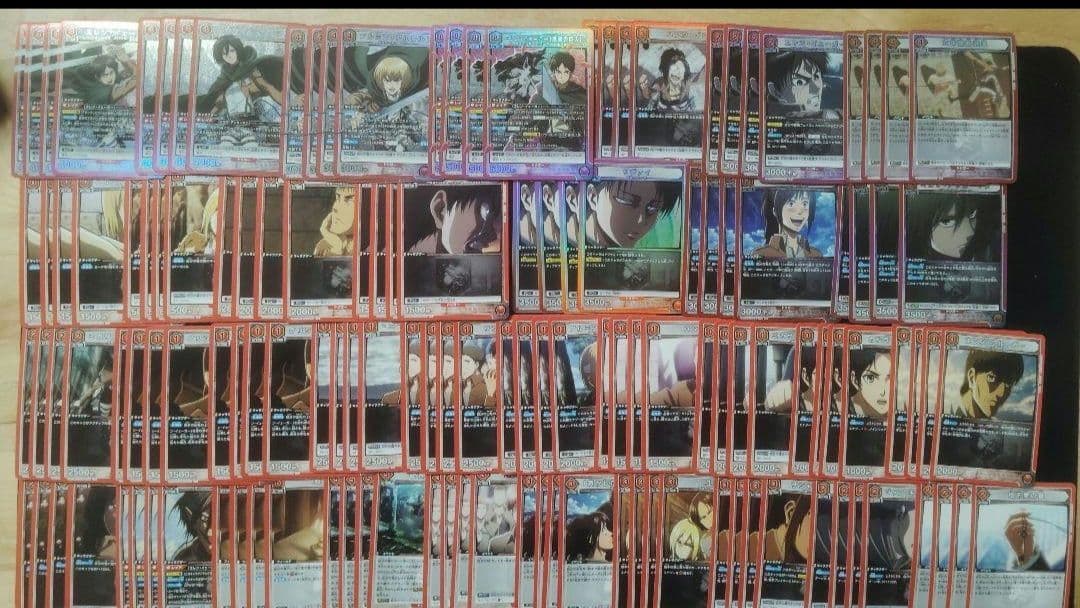 進撃の巨人　赤SR以下4コン＋スタートデッキカード