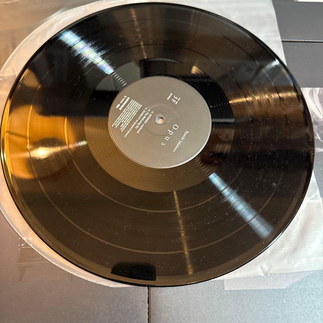 【初回盤】坂本龍一 Ryuichi Sakamoto Opus レコード