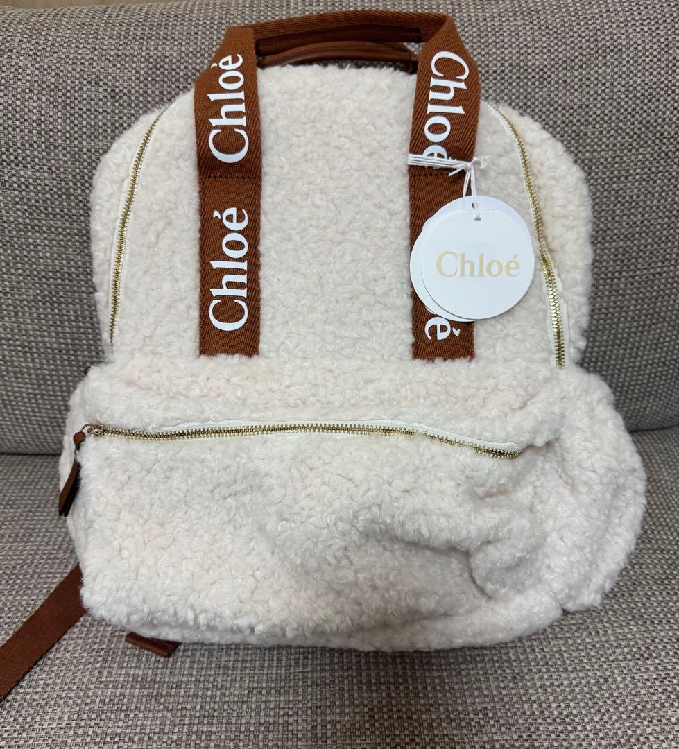 クロエ　Chloé リュックサック バックパック　アイボリー　レディース　新品