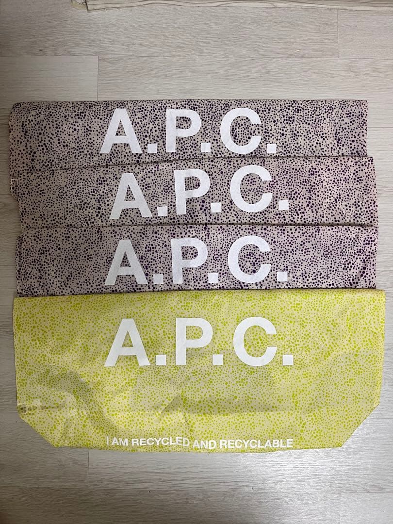 A.P.C. エコバッグ ショッパー　4個バラ売り可
