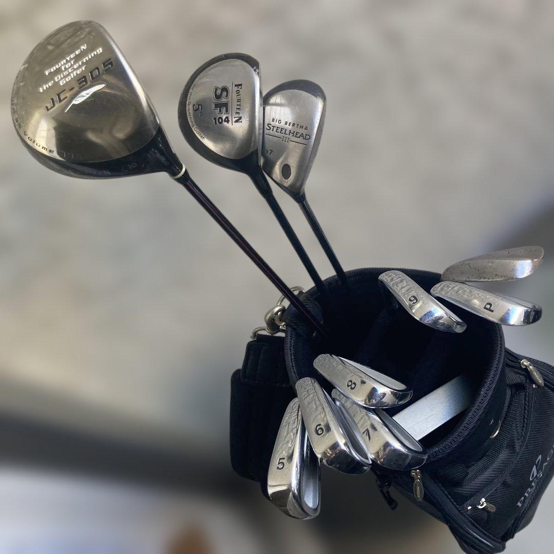 FOURTEEN Callaway ゴルフクラブ11本 + キャディーバッグ
