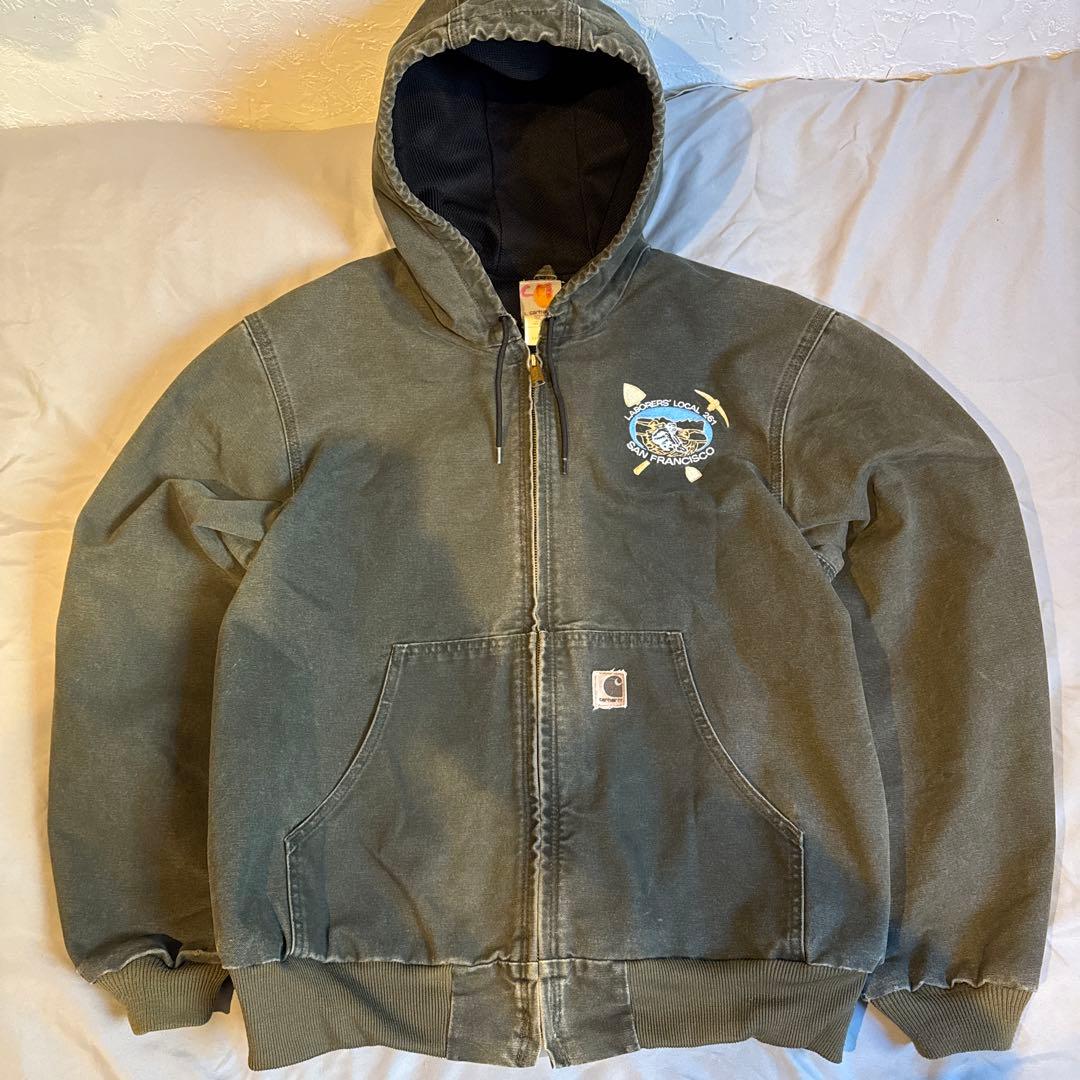 な*お様 カーハートアクティブジャケットモースグリーン