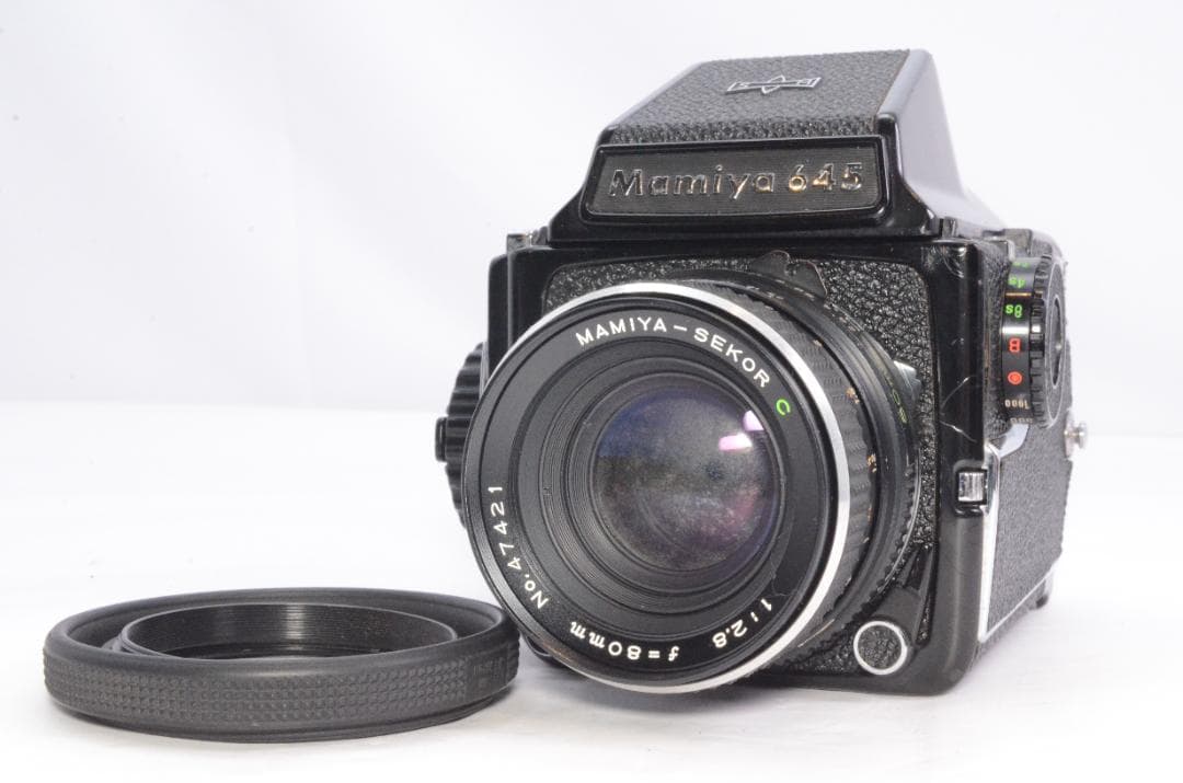 動作OK◆Mamiya M645 1000S + SEKOR C 2.8 80m