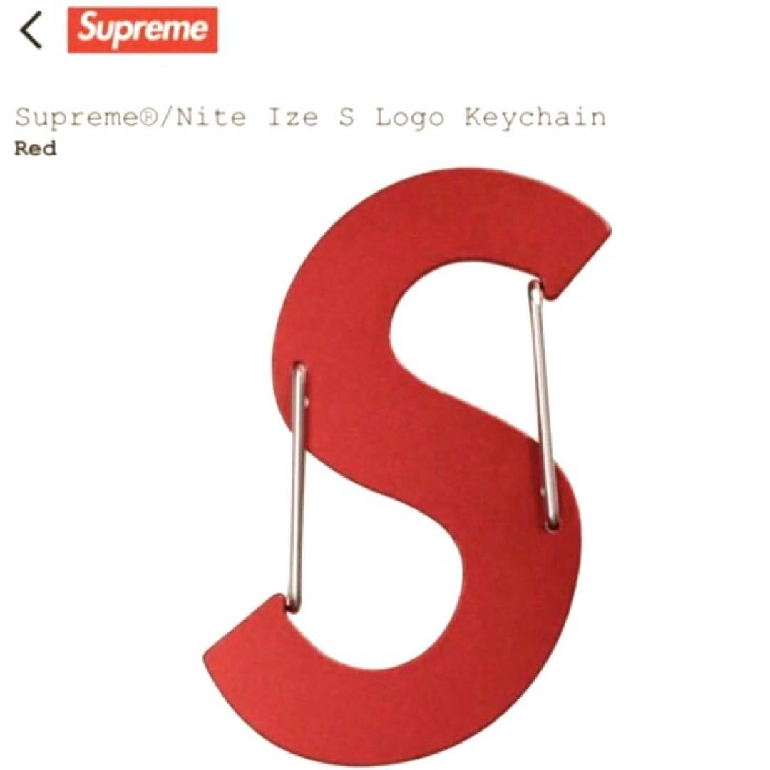 小物 Supreme 21 AW S Logo Keychain Nite ize