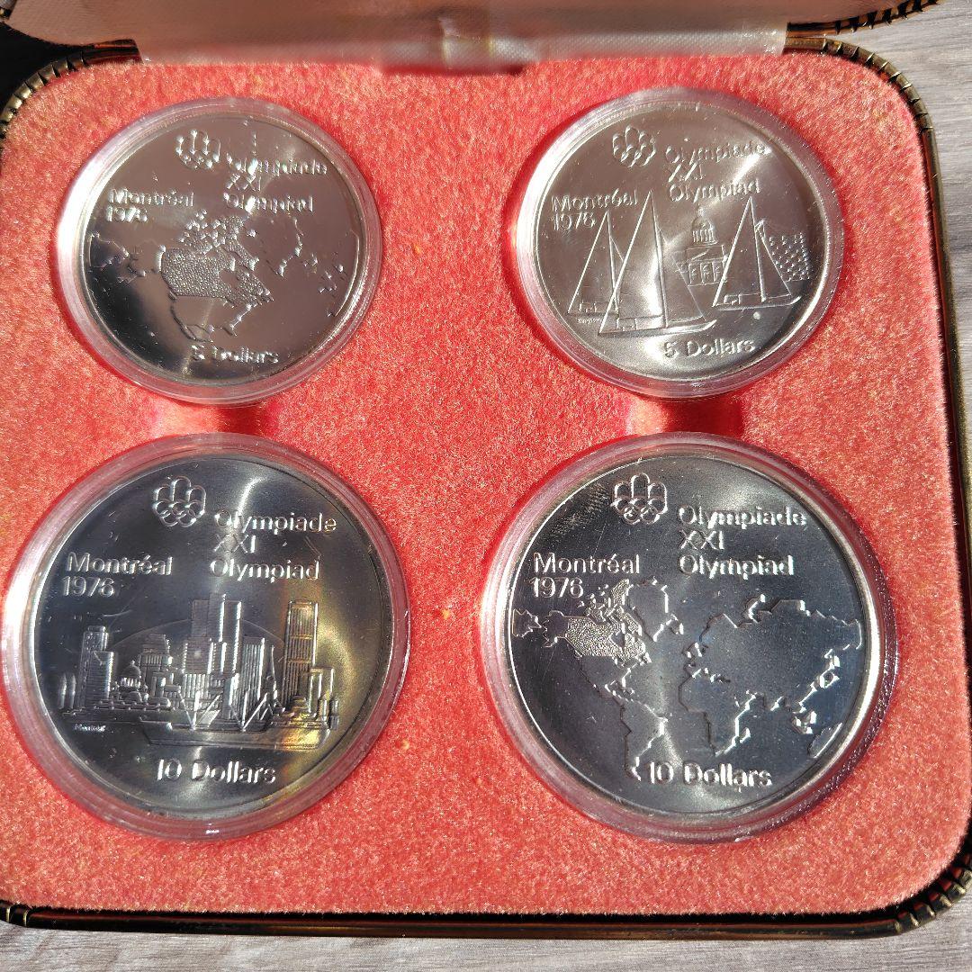1976年 モントリオールオリンピック記念 4枚セット