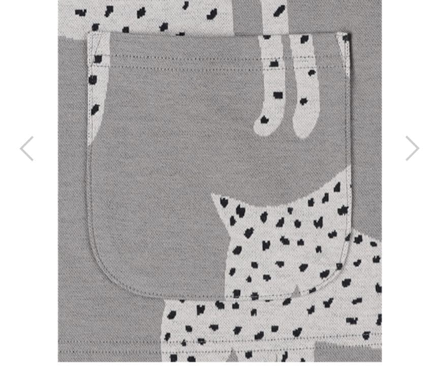 新品タグ付き ワコール パジャマ ワンピ ルームウェア ヒョウ グレー L