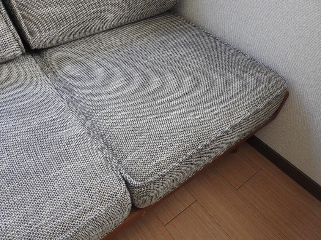 3人掛け　ソファ　unico ALBEROカバーリングソファ チークカラー