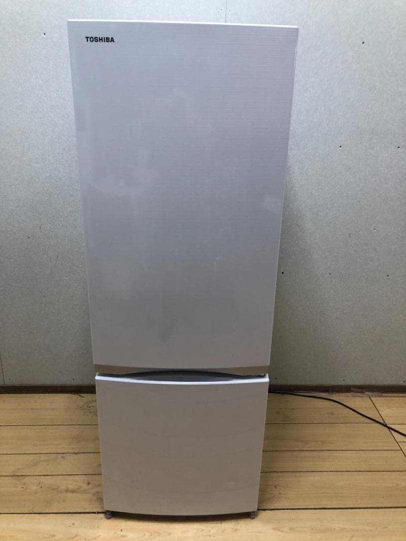 東芝 2ドア冷凍冷蔵庫 シェルホワイト 171L /右開きGR-M17BS(W)