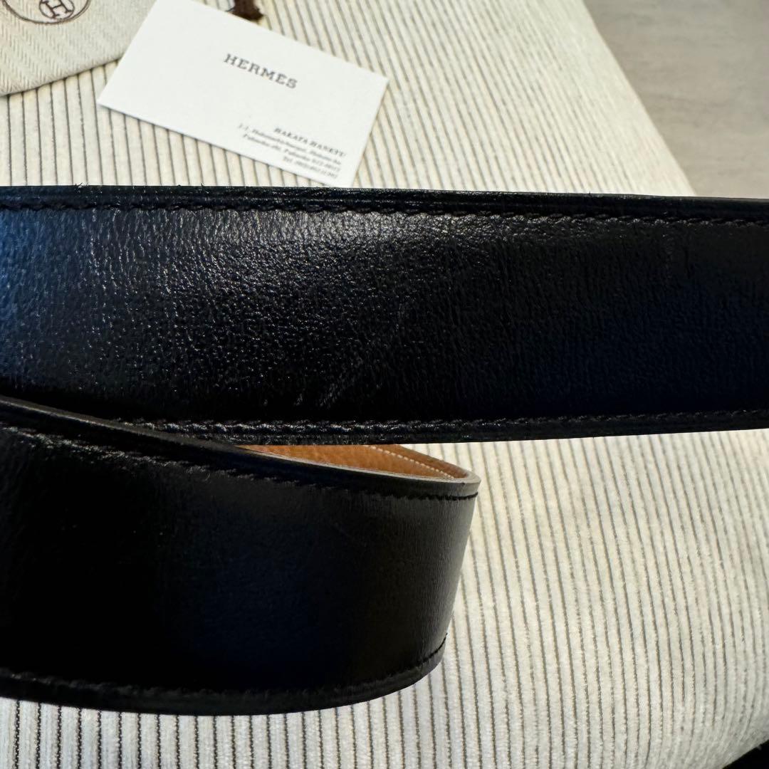 HERMES ベルト 70cm32mm コンスタンス　リバーシブル　H型バックル