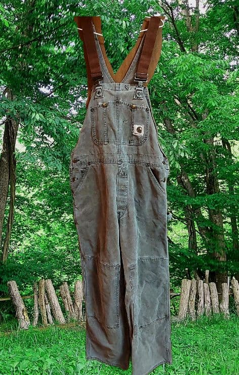 新春セール♪　小さめ　Carhartt　ヴィンテージ　ツナギ　ブラウン　茶色