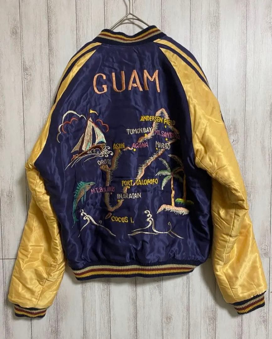 テーラー東洋 リバーシブル スカジャン グアム GUAM ボンバージャケット