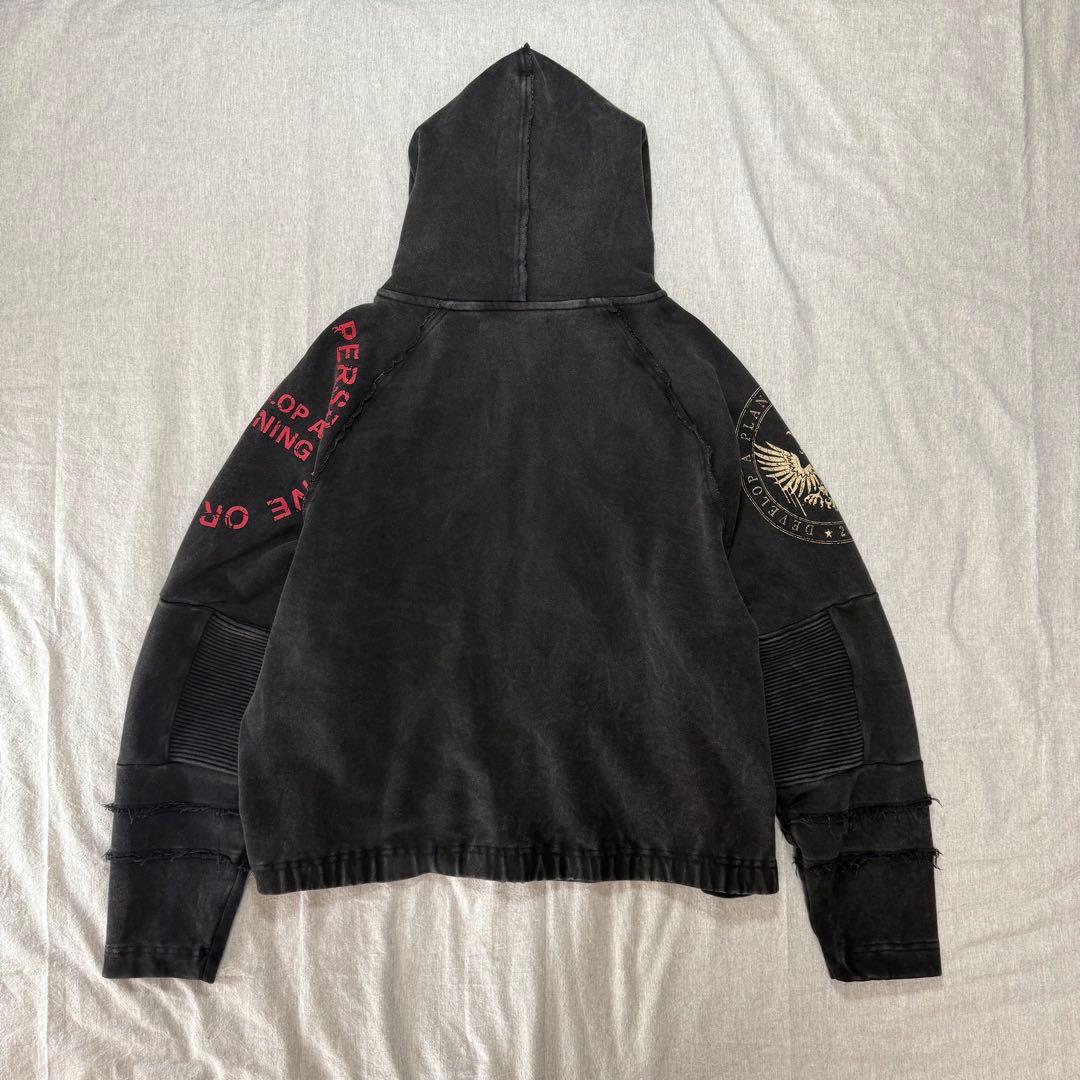 a♡ 様 ダンケシェーン ケミカルウォッシュ 加工 ヴィンテージ パーカー 黒