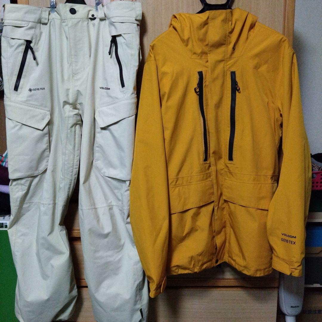 k*u様 VOLCOM GORE-TEX スノーボードウェア 上下セット ジップ
