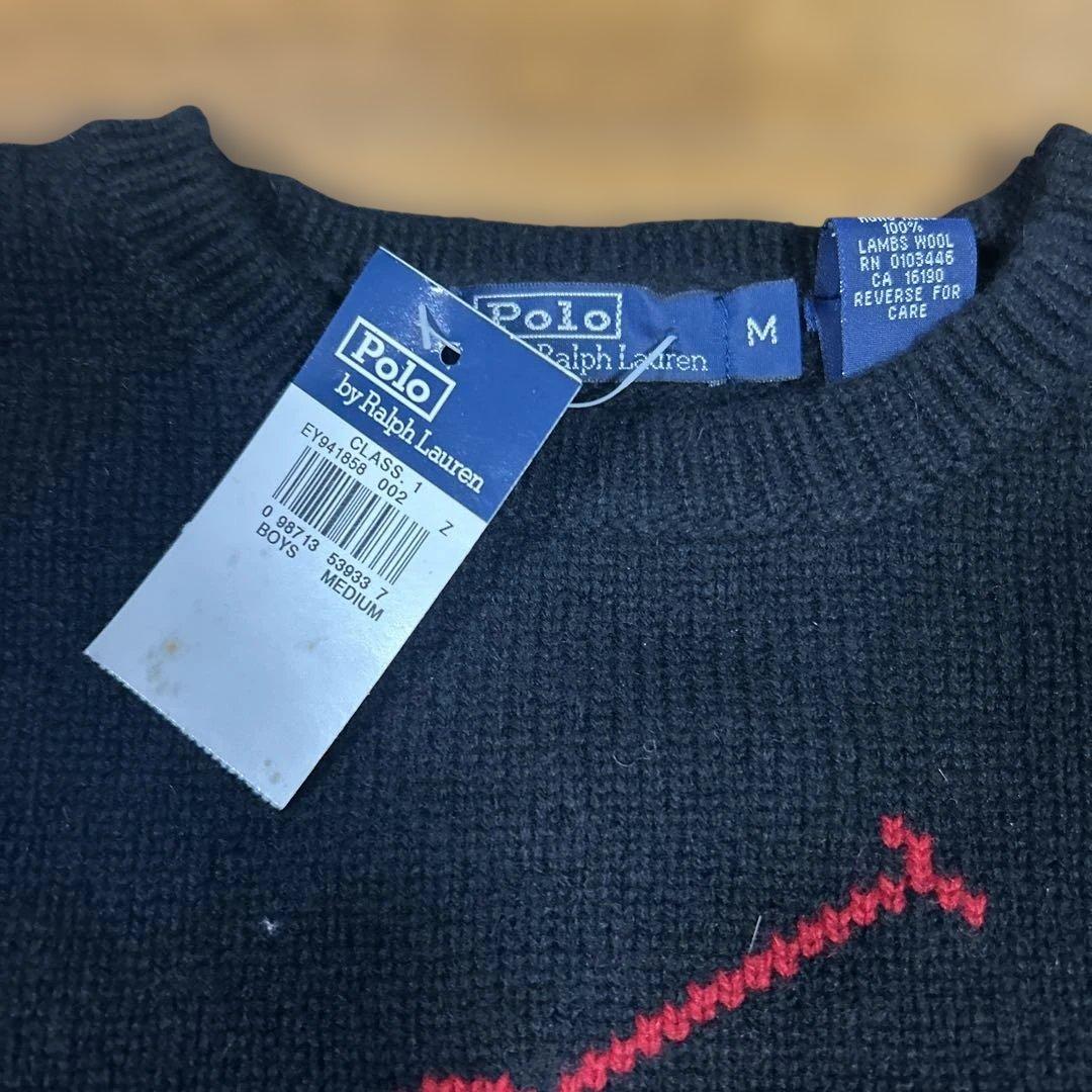 【タグ付】Polo Ralph Lauren ブラック セーター