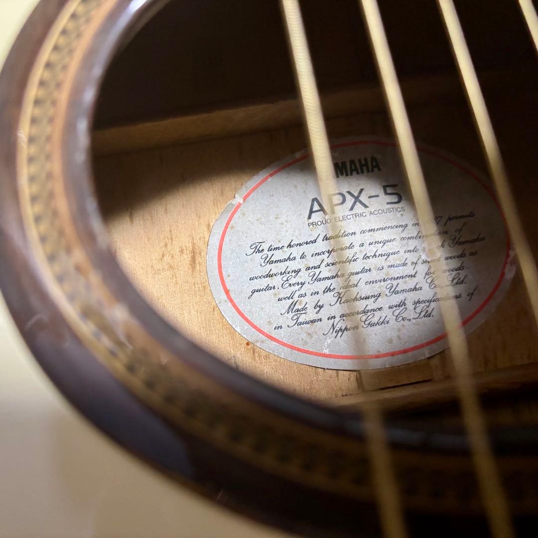 美品【トランスギター】YAMAHA APX5 トップ単板（値下げ中）