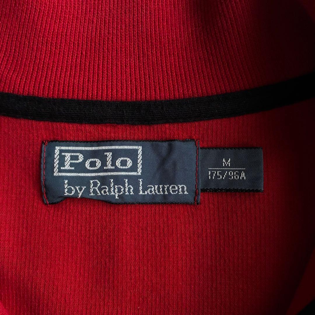 【美品】ラルフローレン ハーフジップ プルオーバースウェット ビッグポニー M