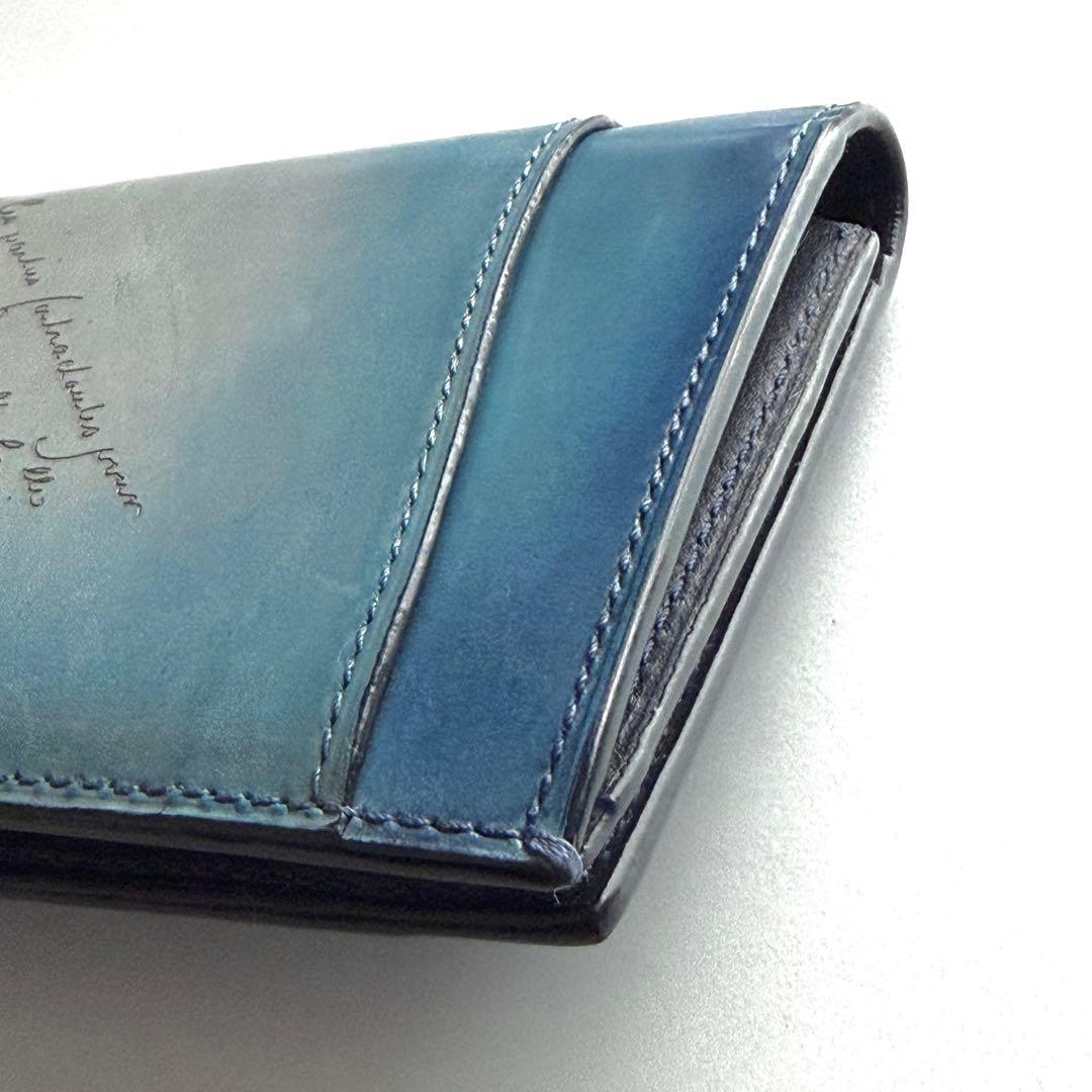 週末限定値下Berluti エスパス グラディアント フラップ ロングウォレット