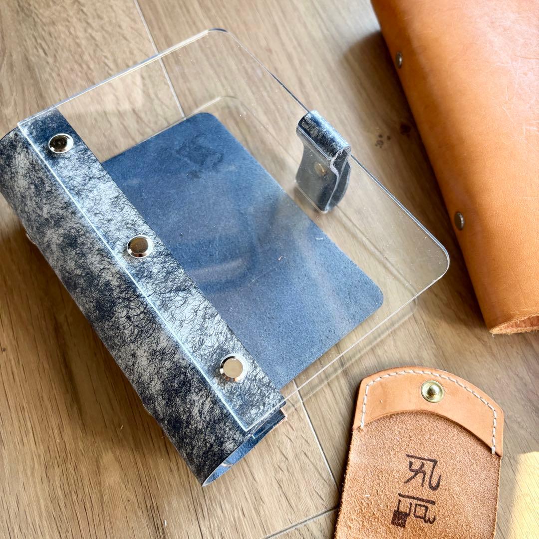 【さる】【まとめ買い】レザー小物各種（中古）