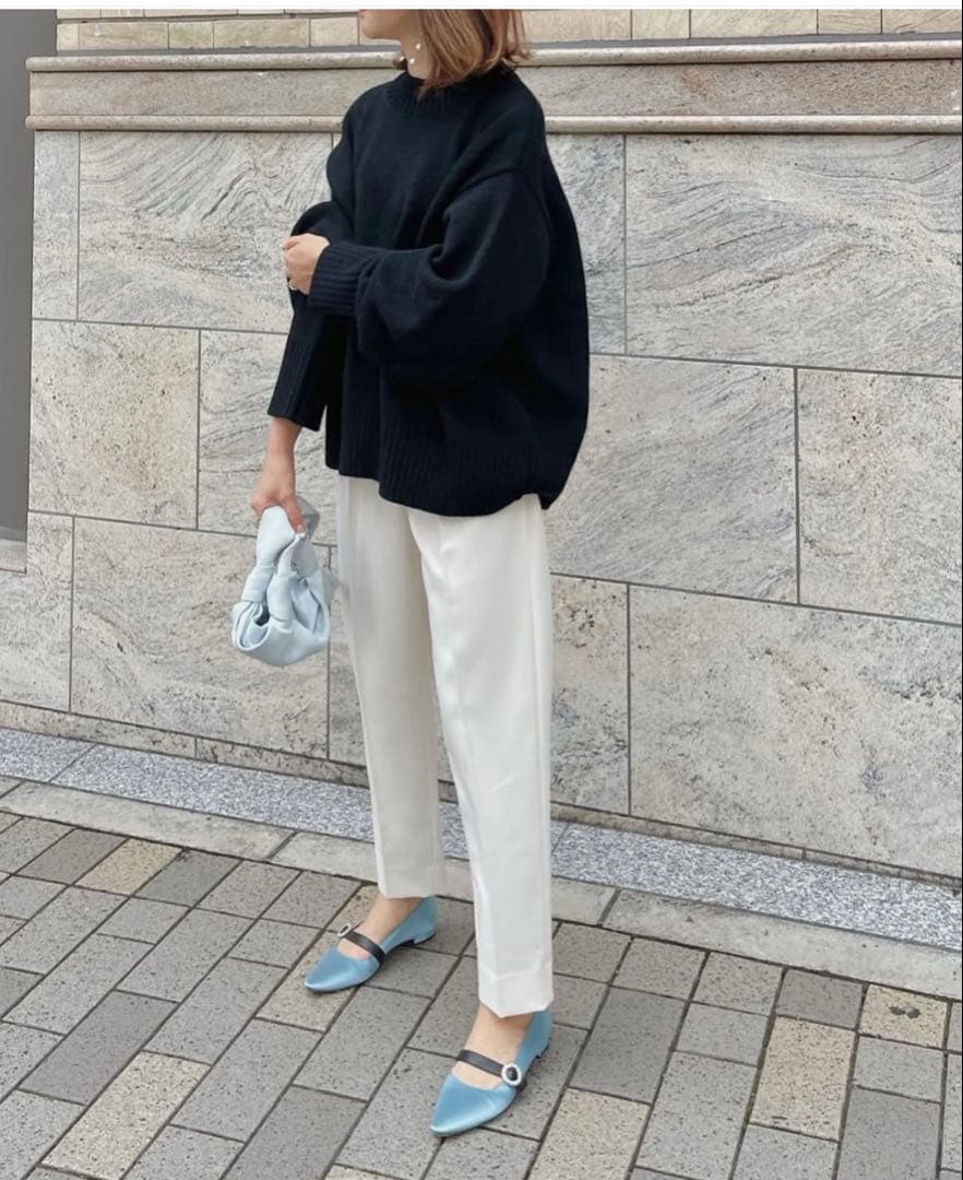 HYEON pumpkin knit／パンプキンニット ブラック