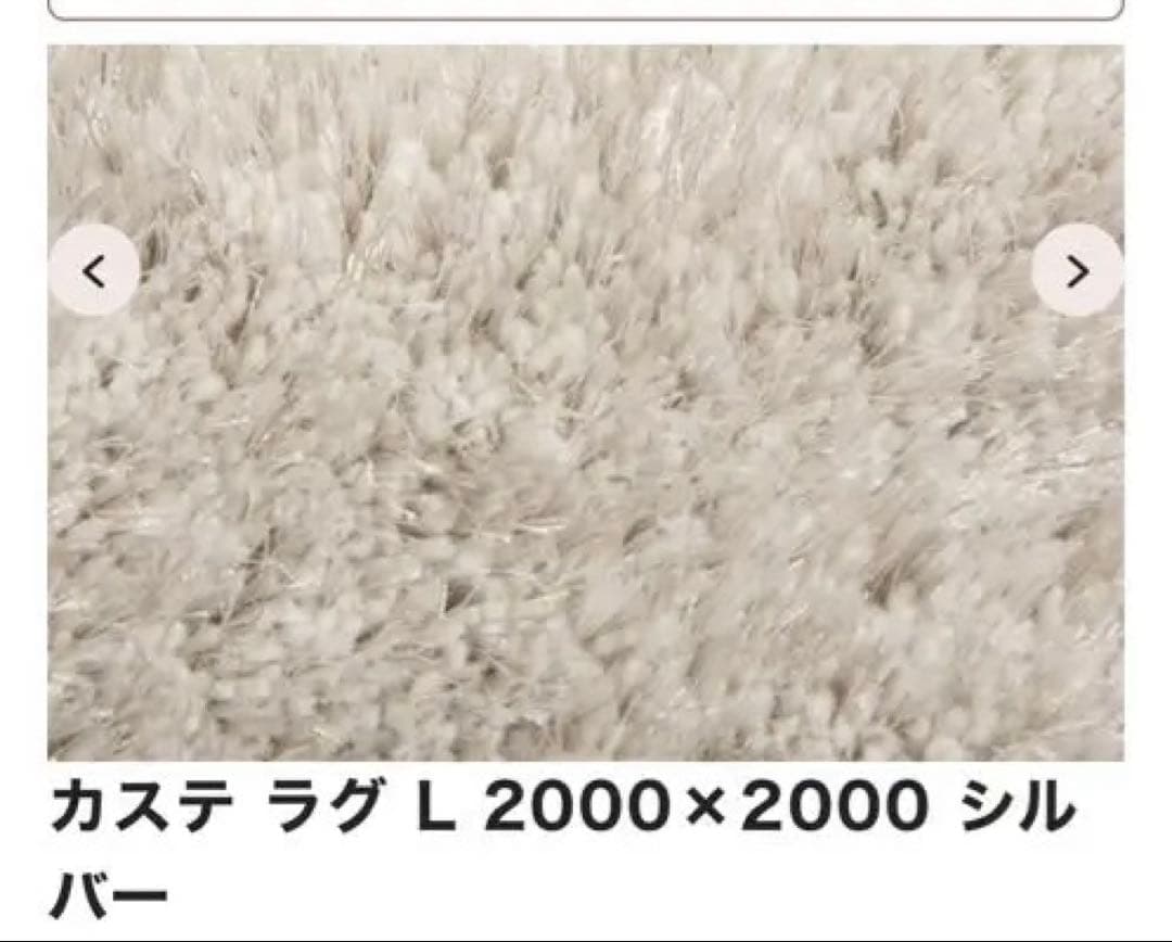 Francfranc KASTE MEMORY FOAM ラグ200✖︎200cm